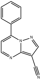 7-PHENYLPYRAZOLO[1,5-A]PYRIMIDINE-3-CARBONITRILE Struktur