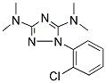 1-(2-CHLOROPHENYL)-N3,N3,N5,N5-TETRAMETHYL-1H-1,2,4-TRIAZOLE-3,5-DIAMINE Struktur