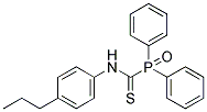 N-(4-PROPYLPHENYL)OXO(DIPHENYL)PHOSPHORANECARBOTHIOAMIDE Struktur