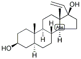 5-ALPHA-ANDROSTAN-17-ALPHA-VINYL-3-BETA, 17-BETA-DIOL Struktur