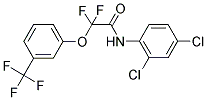 N-(2,4-DICHLOROPHENYL)-2,2-DIFLUORO-2-[3-(TRIFLUOROMETHYL)PHENOXY]ACETAMIDE Struktur