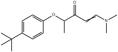 4-[4-(TERT-BUTYL)PHENOXY]-1-(DIMETHYLAMINO)-1-PENTEN-3-ONE Struktur