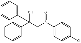 2-[(4-CHLOROPHENYL)SULFINYL]-1,1-DIPHENYL-1-ETHANOL Struktur