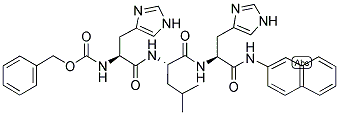 Z-HIS-LEU-HIS-BETANA Struktur