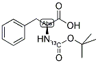 N-(TERT-BUTOXYCARBONYL-CARBONYL-13C)-L-PHENYLALANINE Struktur