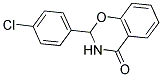 2-(4-CHLORO-PHENYL)-2,3-DIHYDRO-BENZO[E][1,3]-OXAZIN-4-ONE Struktur