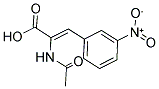 2-(ACETYLAMINO)-3-(3-NITROPHENYL)ACRYLIC ACID Struktur