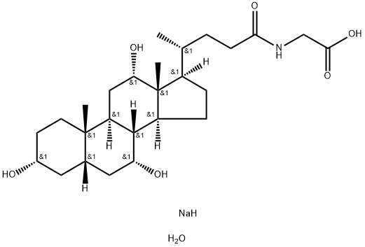 グリココール酸ナトリウム水和物 化學(xué)構(gòu)造式