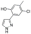 4-CHLORO-5-METHYL-2-(1 H-PYRAZOL-3-YL)PHENOL Struktur