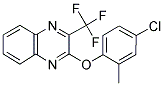 2-(4-CHLORO-2-METHYLPHENOXY)-3-(TRIFLUOROMETHYL)QUINOXALINE Struktur