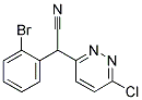 2-(2-BROMOPHENYL)-2-(6-CHLORO-3-PYRIDAZINYL)ACETONITRILE Struktur