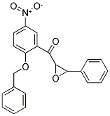 [2-(BENZYLOXY)-5-NITROPHENYL](3-PHENYLOXIRAN-2-YL)METHANONE Struktur