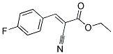 ETHYL 2-CYANO-4'-FLUOROCINNAMATE Struktur