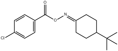 1-[(([4-(TERT-BUTYL)CYCLOHEXYLIDEN]AMINO)OXY)CARBONYL]-4-CHLOROBENZENE Struktur