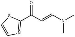 3-(DIMETHYLAMINO)-1-(1,3-THIAZOL-2-YL)-2-PROPEN-1-ONE Struktur