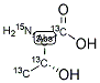 L-THREONINE-13C4, 15N Struktur