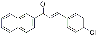 3-(4-CHLOROPHENYL)-1-(2-NAPHTHYL)PROP-2-EN-1-ONE Struktur