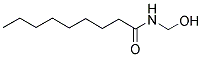 N-(HYDROXYMETHYL)NONANAMIDE Struktur