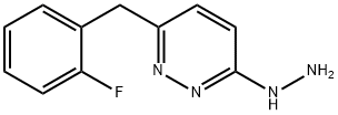 3-(2-FLUOROBENZYL)-6-HYDRAZINOPYRIDAZINE Struktur