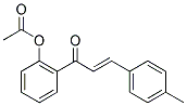 2-[3-(4-METHYLPHENYL)ACRYLOYL]PHENYL ACETATE Struktur