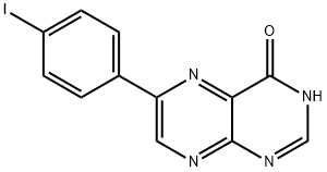 6-(4-IODOPHENYL)PTERIDIN-4(3H)-ONE Struktur