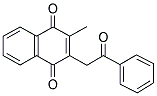 2-METHYL-3-(2-OXO-2-PHENYLETHYL)NAPHTHOQUINONE Struktur