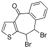 9,10-DIBROMO-9,10-DIHYDRO-4H-BENZO[4,5]CYCLOHEPTA[B]THIOPHEN-4-ONE Struktur