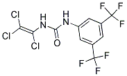 N-[3,5-DI(TRIFLUOROMETHYL)PHENYL]-N'-(1,2,2-TRICHLOROVINYL)UREA Struktur