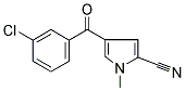 4-(3-CHLOROBENZOYL)-1-METHYL-1H-PYRROLE-2-CARBONITRILE Struktur