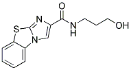 N-(3-HYDROXYPROPYL)IMIDAZO[2,1-B][1,3]BENZOTHIAZOLE-2-CARBOXAMIDE Struktur