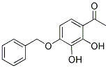 1-[4-(BENZYLOXY)-2,3-DIHYDROXYPHENYL]ETHAN-1-ONE Struktur