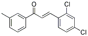 3-(2,4-DICHLOROPHENYL)-1-(3-METHYLPHENYL)PROP-2-EN-1-ONE Struktur