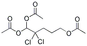 1,1,5-TRIACETOXY-2,2-DICHLOROPENTANE Struktur