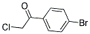 1-(4-BROMO-PHENYL)-2-CHLORO-ETHANONE Struktur