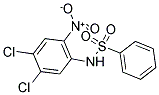 1,2-DICHLORO-4-BENZENESULFONAMIDO-5-NITROBENZENE Struktur