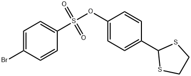 4-(1,3-DITHIOLAN-2-YL)PHENYL 4-BROMOBENZENESULFONATE Struktur