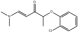 4-(2-CHLOROPHENOXY)-1-(DIMETHYLAMINO)-1-PENTEN-3-ONE Struktur