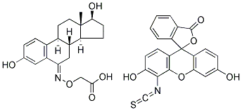 BETA-ESTRADIOL 6-(O-CARBOXYMETHYL)OXIME: BSA FLUORESCEIN ISOTHIOCYANATE CONJUGATE Struktur