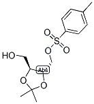 (-)-TRANS-1-O-TOSYL-2,3-ISOPROPYLIDENE-L-THREITOL Struktur