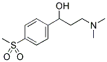 A-[2-(DIMETHYLAMINO)ETHYL]-4-(METHYLSULPHONYL)BENZYL ALCOHOL Struktur