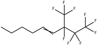 1,1,1,2,2,3-HEXAFLUORO-3-TRIFLUOROMETHYLNON-4-ENE Struktur