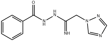 N'-[2-(1H-1,2,4-TRIAZOL-1-YL)ETHANIMIDOYL]BENZENECARBOHYDRAZIDE Struktur