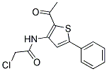 N1-(2-ACETYL-5-PHENYLTHIEN-3-YL)-2-CHLOROACETAMIDE Struktur