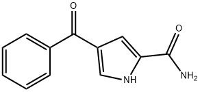 4-BENZOYL-1H-PYRROLE-2-CARBOXAMIDE Struktur