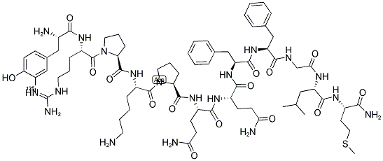 ([125I]-TYR8)-SUBSTANCE P Struktur