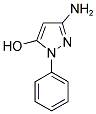 3-AMINO-5-HYDROXY-1-PHENYLPYRAZOLE Struktur