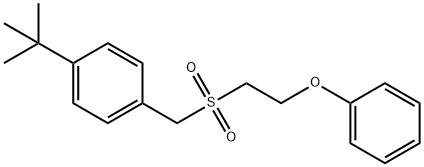 4-(TERT-BUTYL)BENZYL 2-PHENOXYETHYL SULFONE Struktur