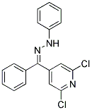 (2,6-DICHLORO-4-PYRIDYL)(PHENYL)METHANONE PHENYLHYDRAZONE Struktur