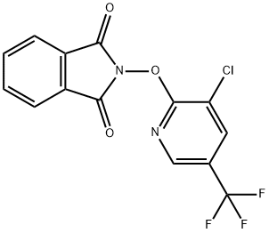 2-([3-CHLORO-5-(TRIFLUOROMETHYL)-2-PYRIDINYL]OXY)-1H-ISOINDOLE-1,3(2H)-DIONE Struktur