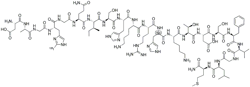 NEUROPEPTIDE GAMMA, [125I]- Struktur